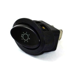 Botão do fogão acendimento luz do forno Oval preto