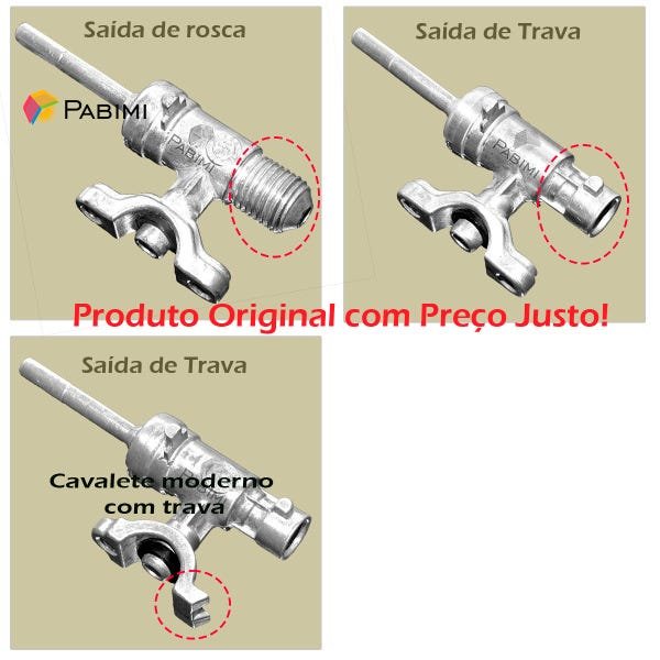 Ramal Fogão Electrolux Rosca Kit 6Pç - 2