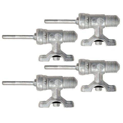 Kit 4 Peças - Registro / Ramal Fogão Electrolux Rosca