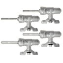 Ver imagem 1 de Kit 4 Peças - Registro / Ramal Fogão Electrolux Rosca
