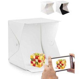 Mini Estúdio Fotográfico Led 2 Fundos - 1