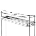 Ver imagem 2 de Porta Temperos Condimentos Suporte Deslizante Aço Inox com Corrediça para Móvel Embutir