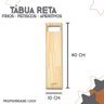 Tábua Reta Corte Frios Petiscos Aperitivos Eccus Lighitng Tábua Reta Aperitivo 40cm - 2