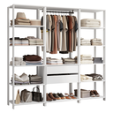 Ver imagem 3 de Guarda-Roupa Closet Modulado 2 Gavetas 188 cm Valencia Madesa