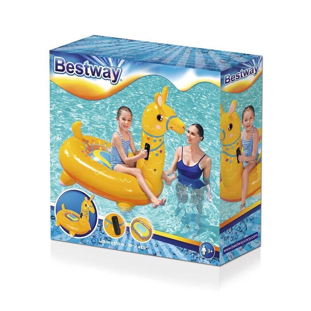 Boia Inflável Divertida Baby Lhama 1,29m X 1,10m Bestway 41434 - 7