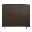 Ver imagem 3 de Cabeceira Cama Box Queen Paris Slim 160 Cm Suede Marrom