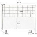 Ver imagem 2 de Cabeceira Cama Box Queen Paris Slim 160 Cm Suede Marrom