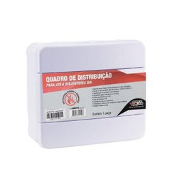 Quadro Distribuição 8 Disjuntores Din Br Sobrepor Forceline - 1