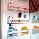 Ver imagem 2 de Prateleira Nicho Para Banheiro Cosméticos Perfume Kit 3pç
