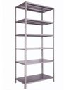 Ver imagem 1 de Estante Armário de Aço 6 Bandejas 90cm Cinza Suporta 240kg
