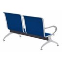 Ver imagem 3 de Cadeira Longarina Cromada 2 Lugares