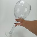Ver imagem 7 de Vaso Anverre Vaso Decorativo Cachepô Enfeite 40x18x18cm Vidro Transp