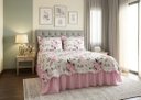 Ver imagem 2 de Kit Cobre-Leito Colcha Belize Casal King – 3 Peças:Rosa Bebê
