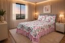 Ver imagem 1 de Kit Cobre-Leito Colcha Belize Casal King – 3 Peças:Rosa Bebê