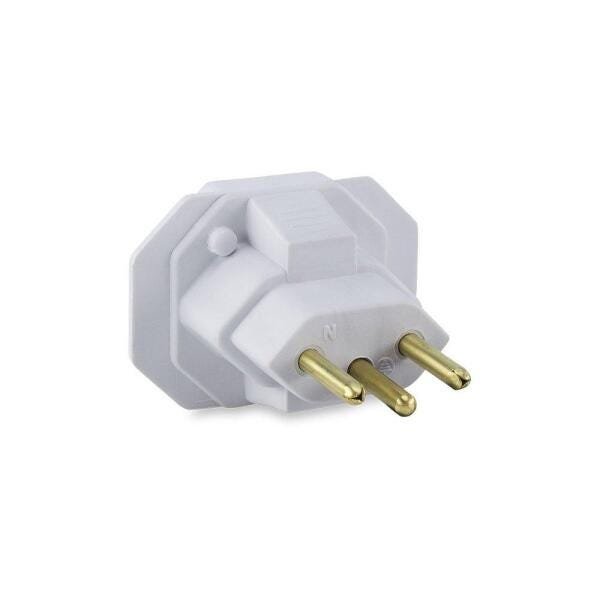 Adaptador 10A Branco Force Line - 3