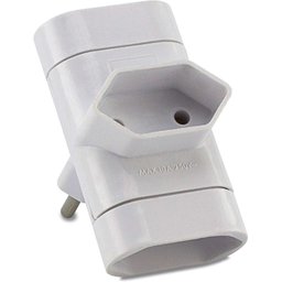 Adaptador Para Tomada Pino Multiplicador Bipolar Bc Force Line - 1