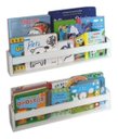 Ver imagem 2 de Porta Livros Infantil De Parede - Branca 2pç