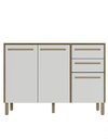 Ver imagem 2 de Balcão Multiuso para Cozinha Area Serviço Yaro 120cm Branco