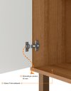 Ver imagem 7 de Balcão Multiuso para Cozinha Area Serviço Yaro 120cm Branco