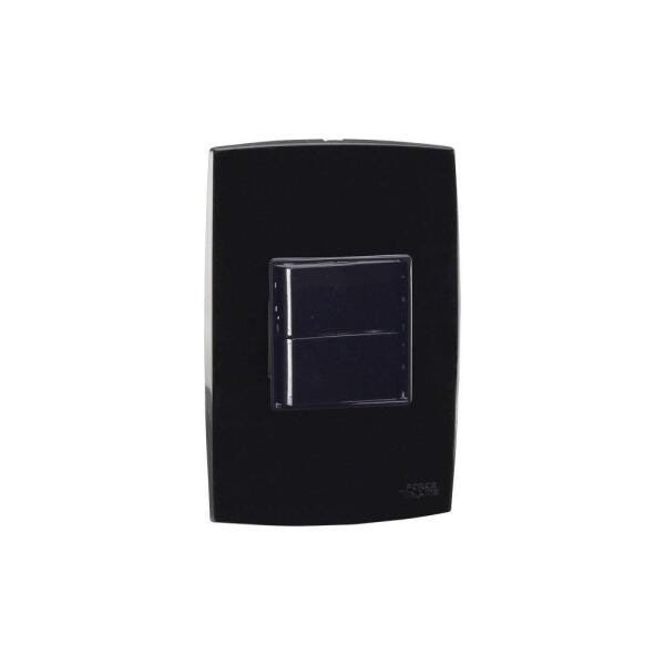 Conjunto 2 Interruptores Paralelos Preto Force Line - 1