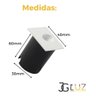 Kit 13 Balizador Led Escada Parede Externo 2w Quente - Branco - 3
