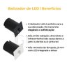 Kit 13 Balizador Led Escada Parede Externo 2w Quente - Branco - 5