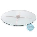 Ver imagem 3 de Centro De Mesa Giratório Vidro 10mm Inox304 Premium 85cm