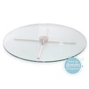 Ver imagem 3 de Centro De Mesa Giratório Vidro 8mm Inox304 Evolution 50cm