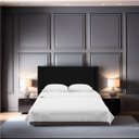 Ver imagem 2 de Cabeceira Casal Estofada para Cama Box Alicia Veludo Preto
