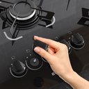 Ver imagem 3 de Cooktop Itatiaia Electra 5 Bocas Mesa de Vidro Temperado e Acendimento Superautomático Preto Bivolt