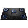 Cooktop Itatiaia Electra 5 Bocas Mesa de Vidro Temperado e Acendimento Superautomático Preto Bivolt - 1