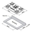 Ver imagem 6 de Cooktop Itatiaia Electra 5 Bocas Mesa de Vidro Temperado e Acendimento Superautomático Preto Bivolt