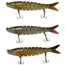 Ver imagem 4 de Isca Artificial Pesca 3 Peixes Articulado Realista Pescaria Fishing Lambari Robalo Traira Tainha Mar