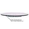 Prato Giratório 8mm Vidro Temperado Resistente Fumê 40cm - 3