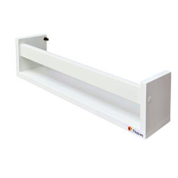Revisteiro de Parede Branco em MDF kit 4pç Grande - 6