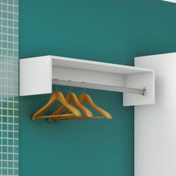 Arara De Roupas Cabideiro Parede - 6 Arara De Roupas Cabideiro Parede - 6