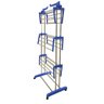 Varal Vertical de Chão 3 Andares em Metal 170x126x64cm Azul - 3