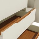Ver imagem 7 de Quarto Infantil com Cama Auxiliar CB1502 1 Porta 3 Gavetas MDP BP 214cm Argila-Jequetiba Kappesberg