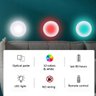 3 Lâmpada Luminária Led Rgb Controle Remoto para Armário - 9