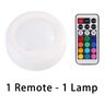 3 Lâmpada Luminária Led Rgb Controle Remoto para Armário - 4
