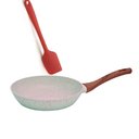Ver imagem 1 de Frigideira Indução Rev. Ceramico 24 Cm- Marmore - Espatula Utensilios do Chef