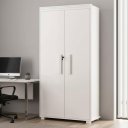 Ver imagem 1 de Armário Multiuso com Prateleiras Internas Multifuncional para Casa Toda:branco