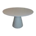 Ver imagem 1 de Mesa de Jantar Cone 140cm Cimento Queimado + Vidro Personal Decor Mesa de Jantar Cone Redonda