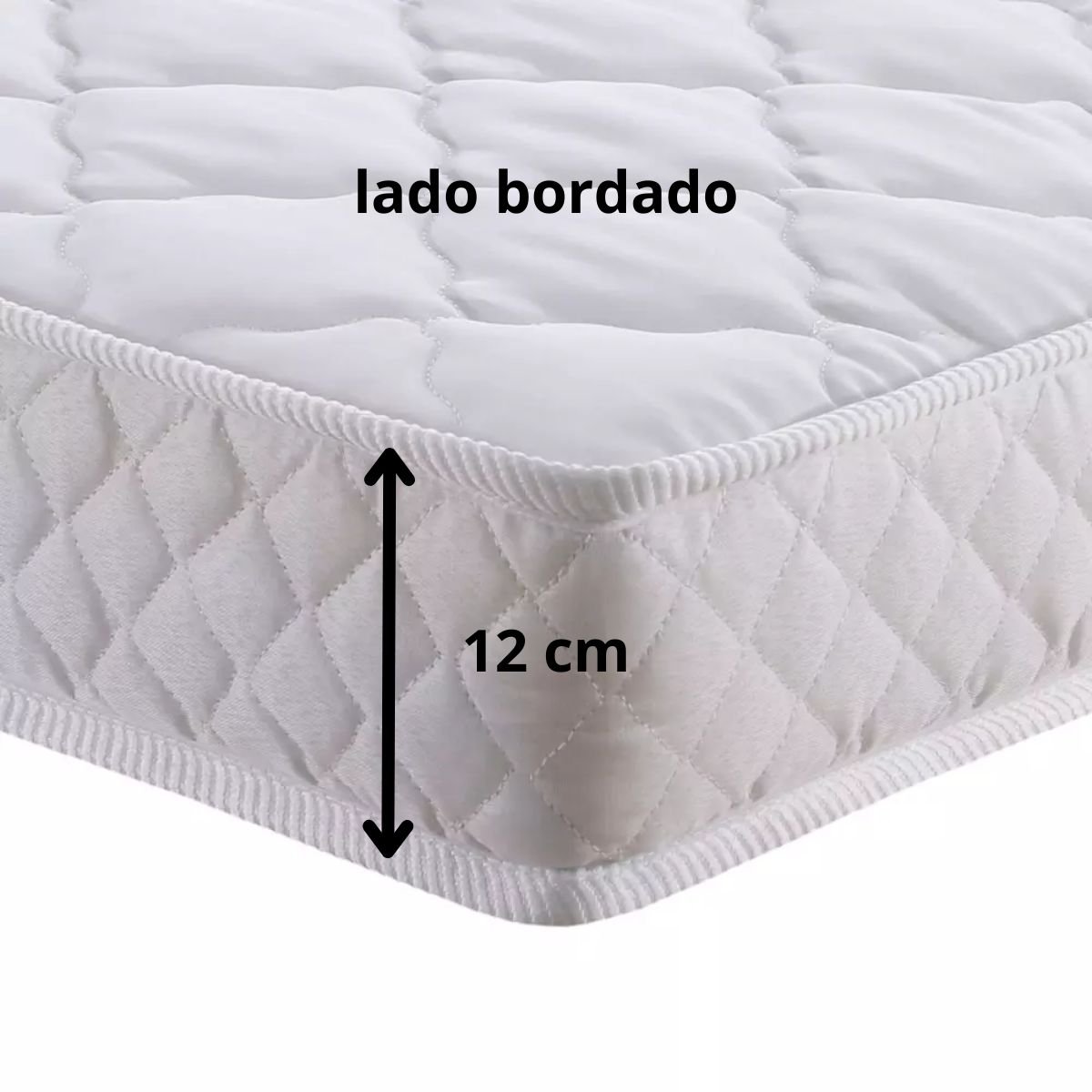 Colchão Bordado para Berço Padrão Americano D18 Prorelax - 4