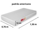 Ver imagem 5 de Colchão Bordado para Berço Padrão Americano D18 Prorelax