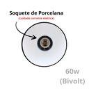 Ver imagem 7 de Abajur de Mesa Articulado e-27 Modelo Bivolt com Bocal para Lâmpada até 60W Azul Branco Lilás