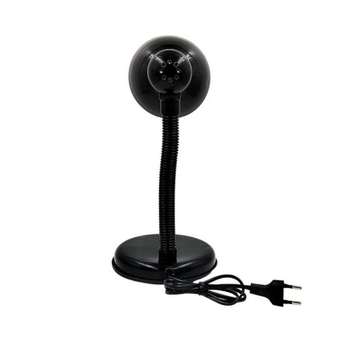 Abajur de Mesa Articulado e-27 Modelo Bivolt com Bocal para Lâmpada até 60W Azul Branco Lilás