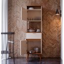 Ver imagem 6 de Armário Multiuso Alabama:offwhite/freijó