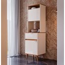 Ver imagem 7 de Armário Multiuso Alabama:offwhite/freijó