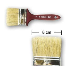 Trincha Pincel Pintura Parede Alvenaria 3" 355/7 - Atlas - 2